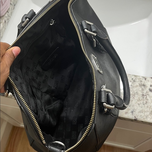 Michael Kors Black Satchel with Silver Hardware - Picture 5 of 5